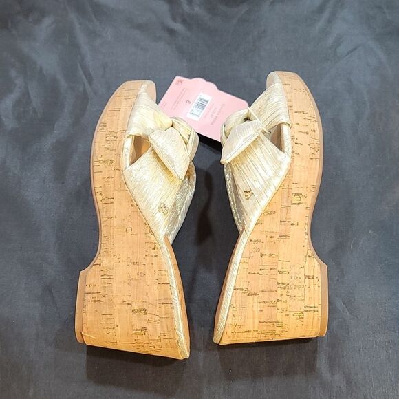 BRAND NEW SAM & LIBBY WEDGE CORK WEDGE HEEL SANDAL - Picture 11 of 16